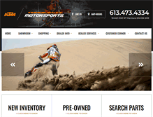 Tablet Screenshot of orangemotorsports.ca